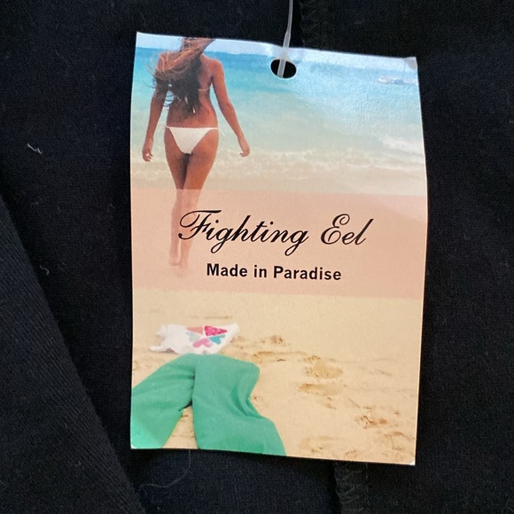 ❤️ Fighting Eel Black Blazer Size Large NWT - Picture 6 of 9